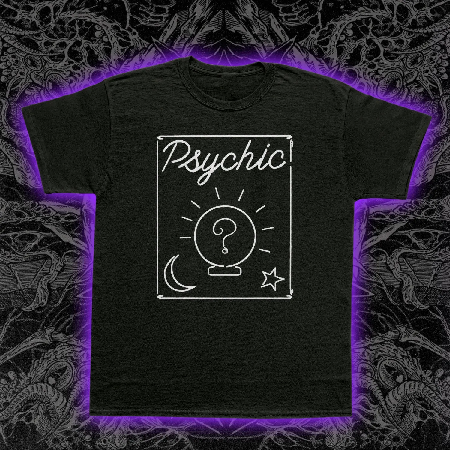 Neon Psychic Sign Slim Fit Tee