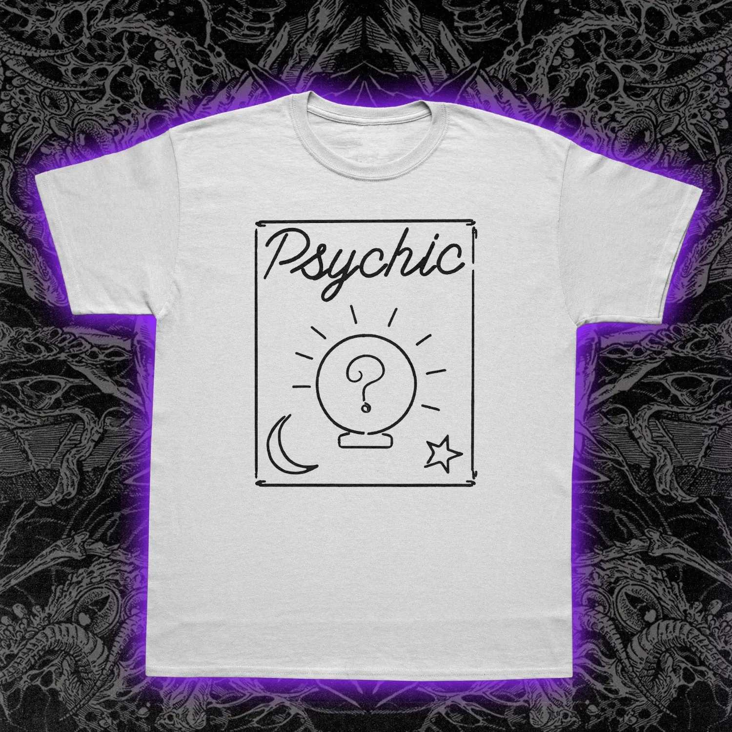 Neon Psychic Sign Slim Fit Tee