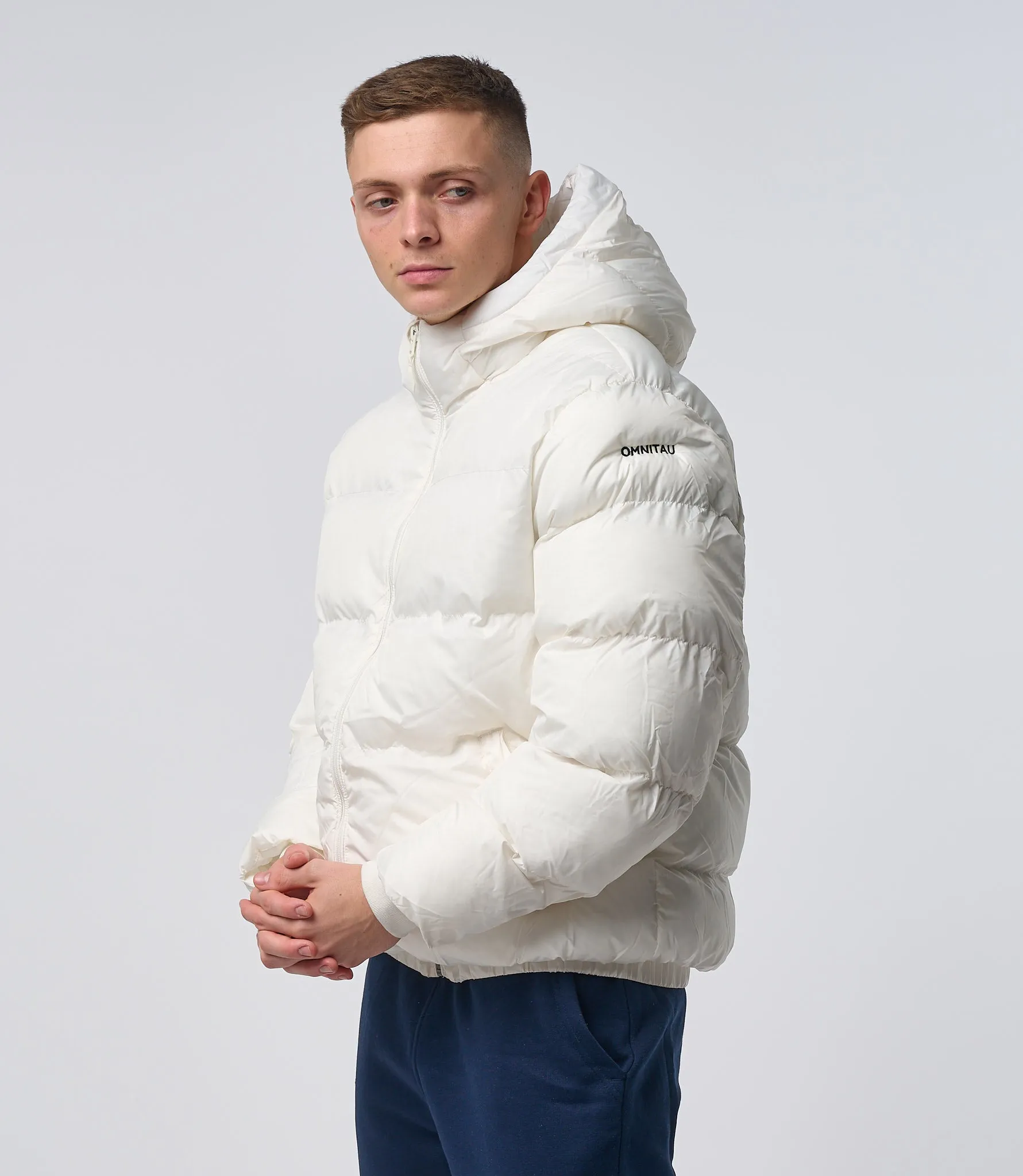 Omnitau Men's Super Warm Recycled Puffer Jacket - White