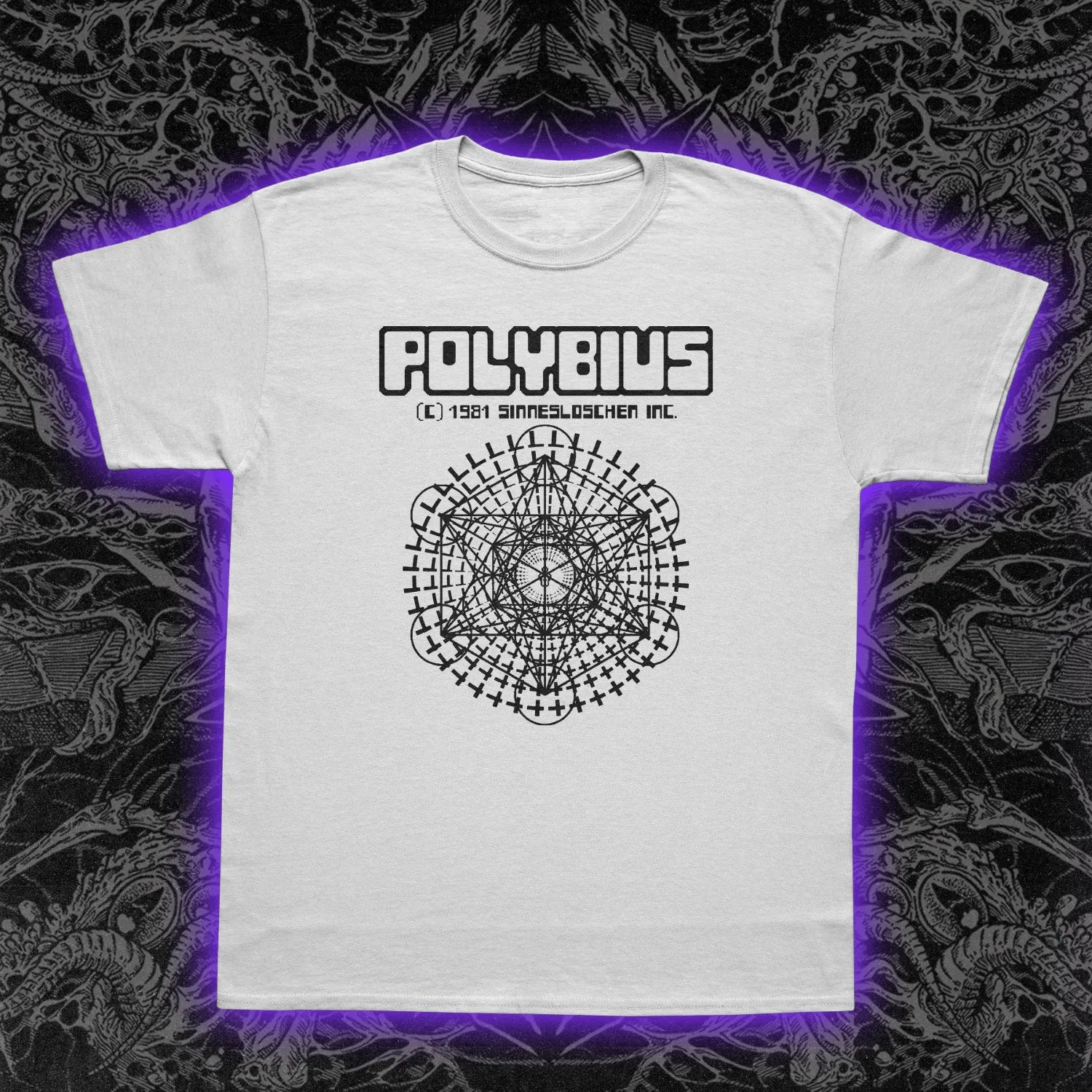 Polybius Videogame Slim Fit Tee