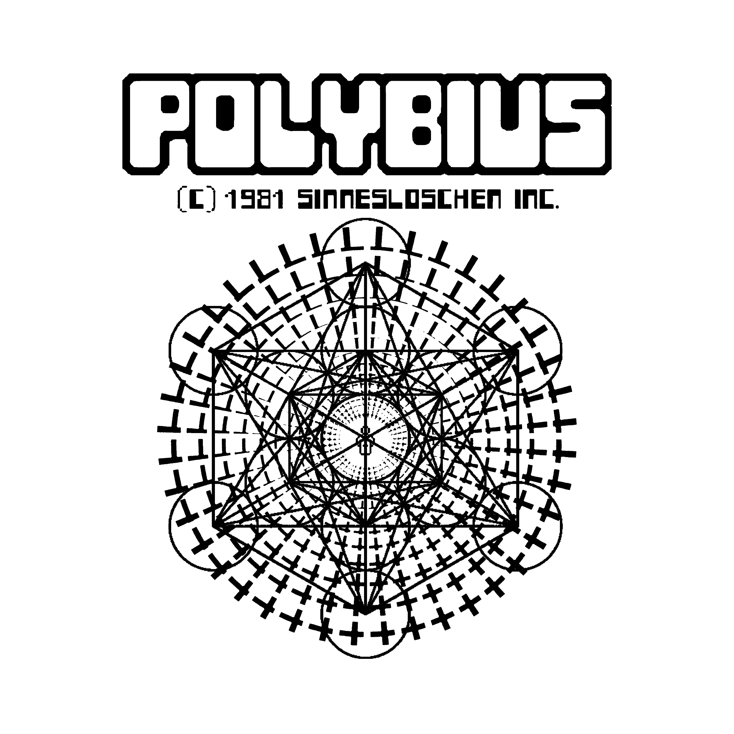 Polybius Videogame Slim Fit Tee