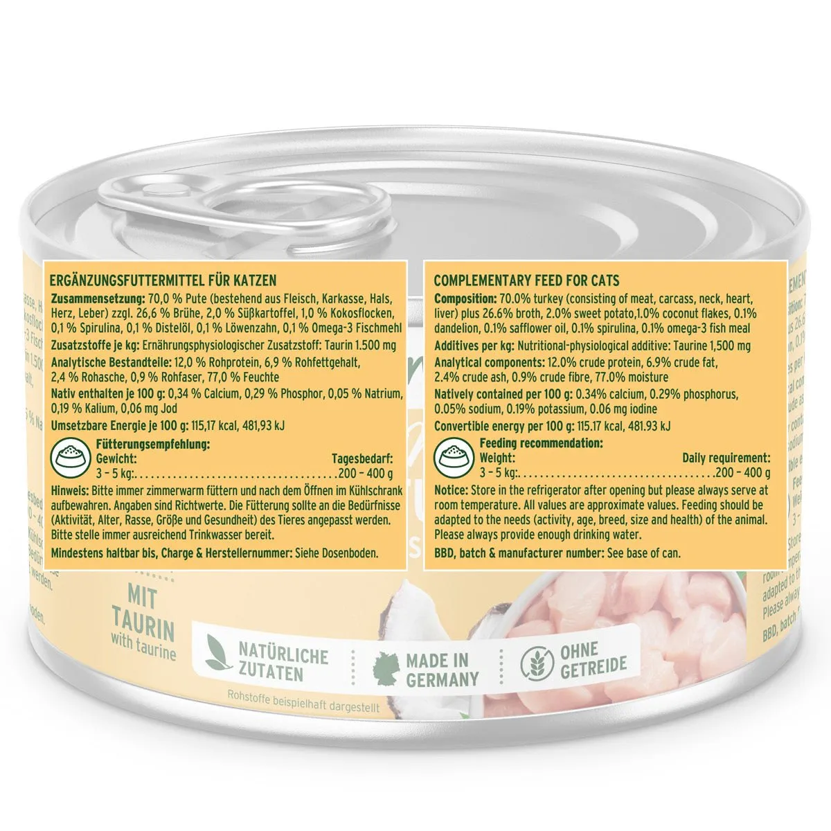 PureNature Fine Turkey - Wet Food for Cats