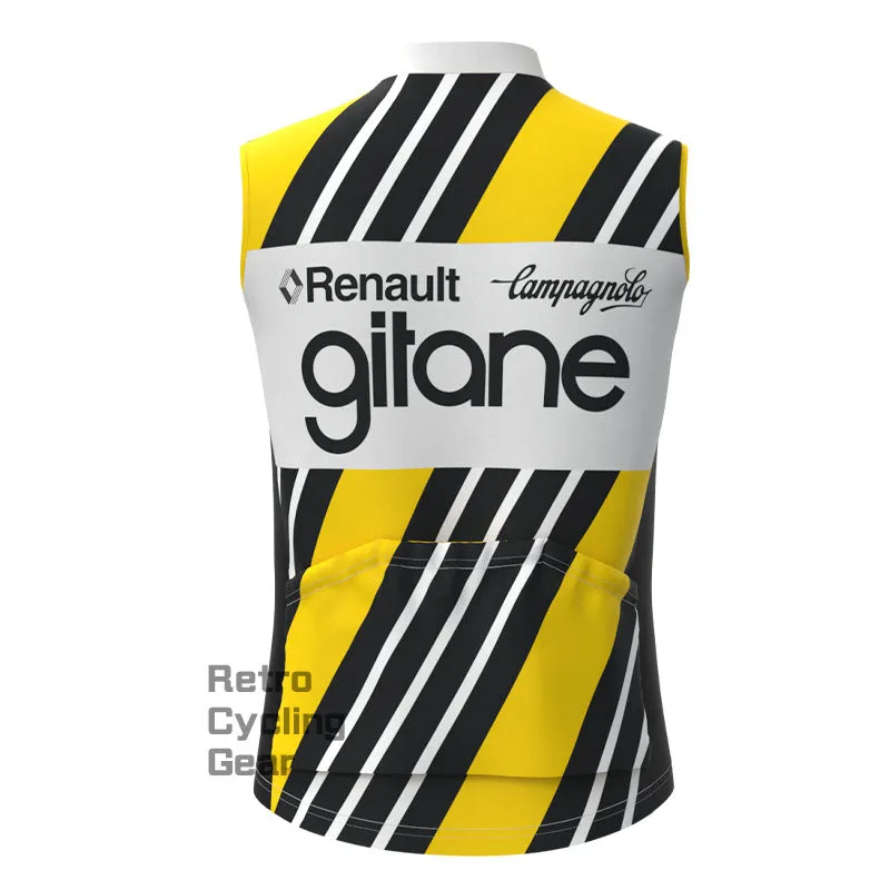 Renault Stripe Retro Cycling Vest