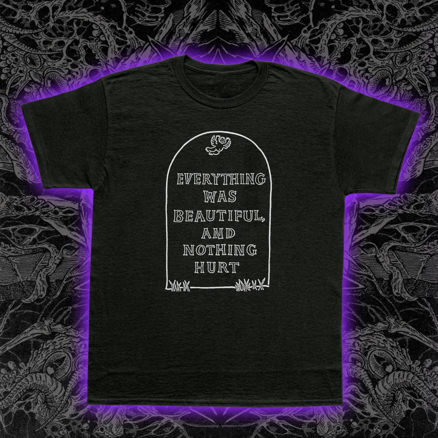 Slaughterhouse Five Everything Was Beautiful Grave Slim Fit Tee