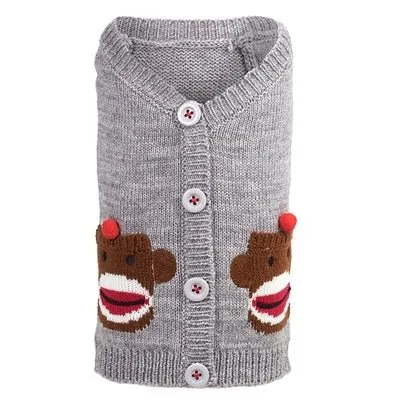 Sock Monkey Cardigan