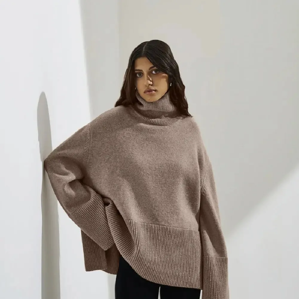 Solid Color Loose Women's Autumnwinter Sweater