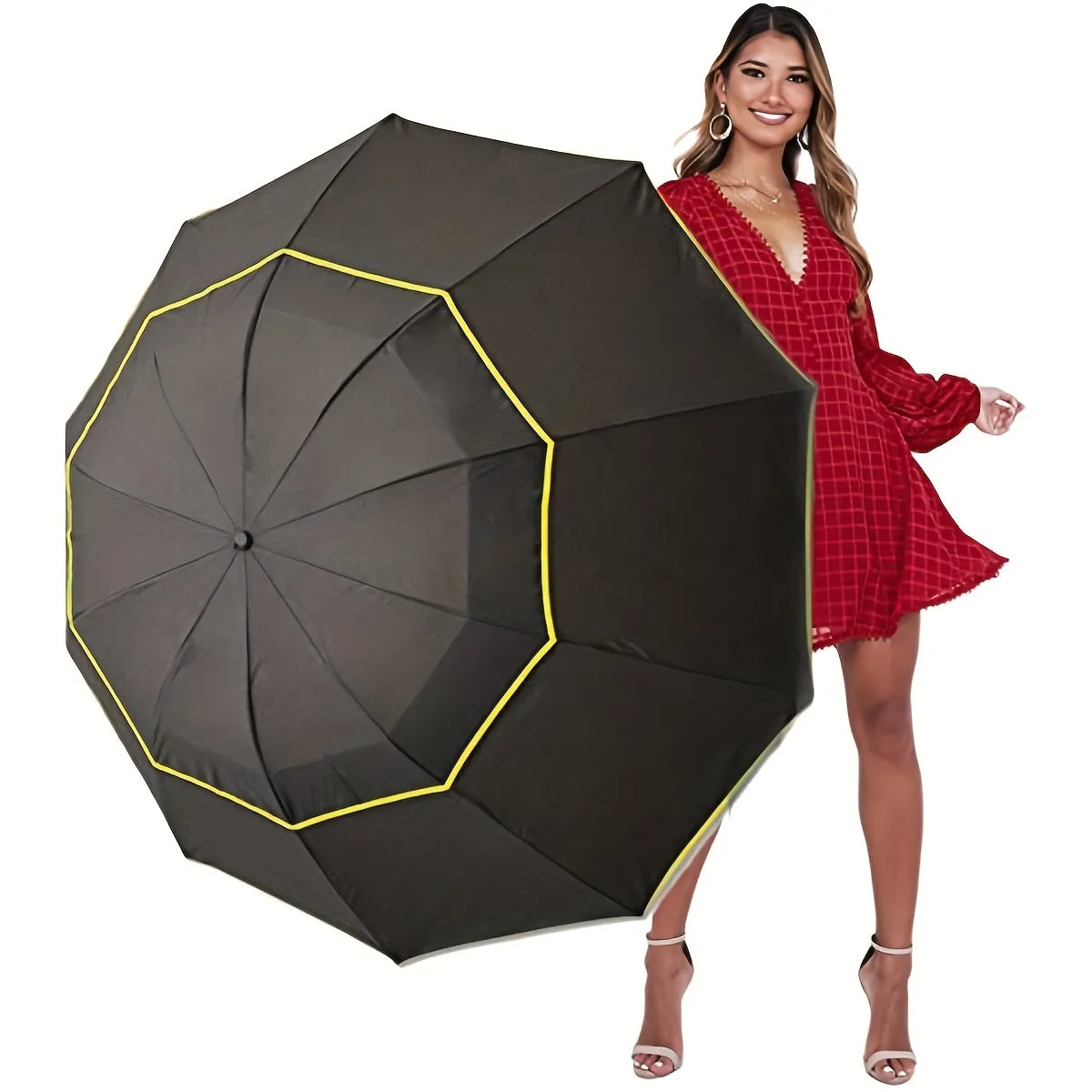 Stay dry and protected on the course with this golf umbrella