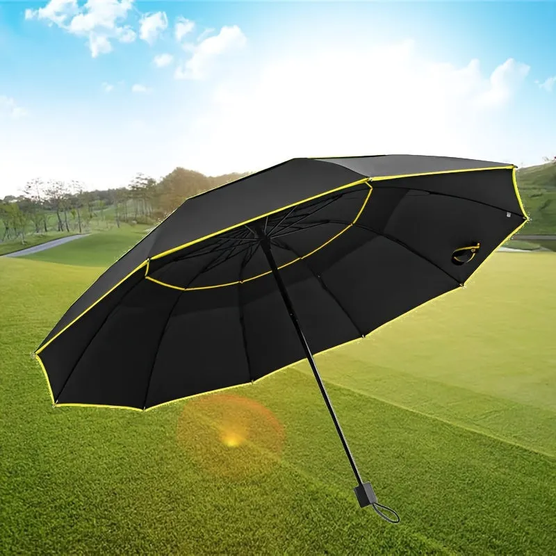 Stay dry and protected on the course with this golf umbrella