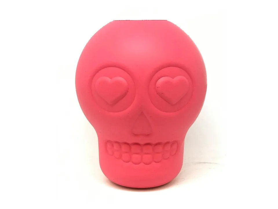 Sugar Skull eDispenser Durable Rubber Chew Toy & Treat Dispenser