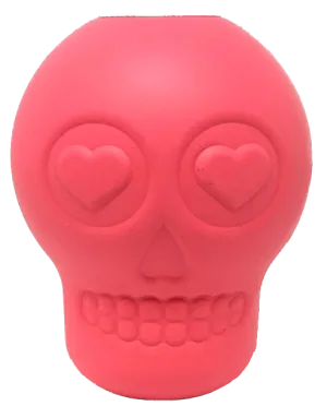 Sugar Skull eDispenser Durable Rubber Chew Toy & Treat Dispenser