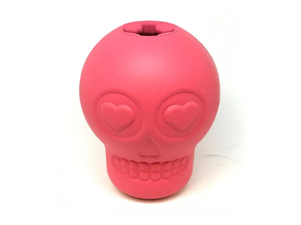 Sugar Skull eDispenser Durable Rubber Chew Toy & Treat Dispenser