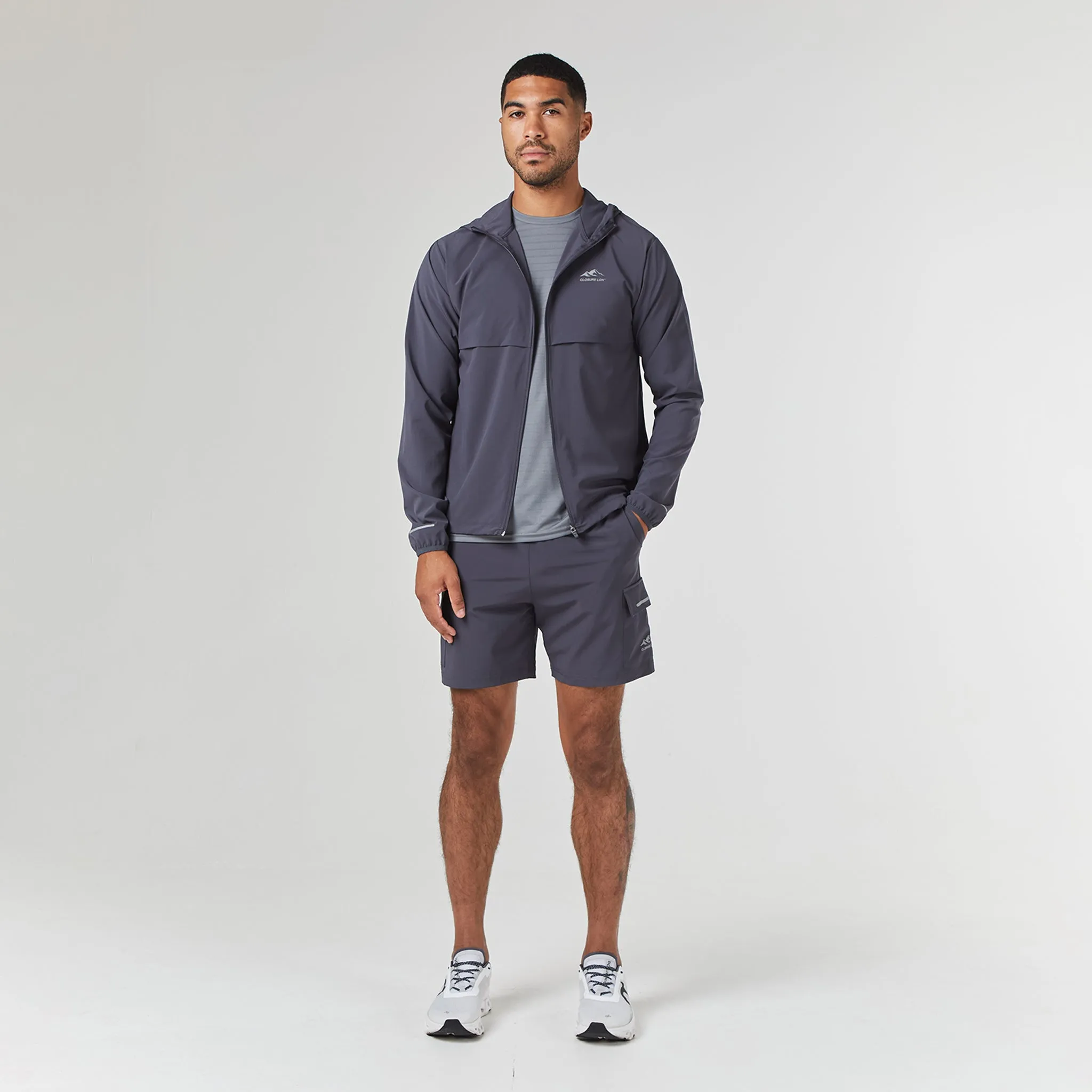 Tech Windbreaker Twinset | Charcoal