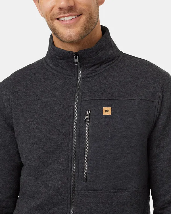 Tentree Fleece - Men' Quilted Full Zip Jacket