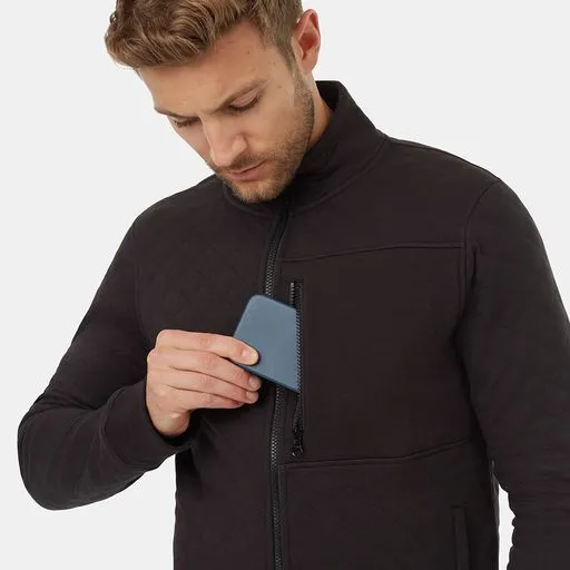 Tentree Fleece - Men' Quilted Full Zip Jacket