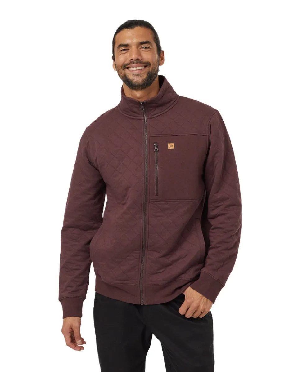 Tentree Fleece - Men' Quilted Full Zip Jacket