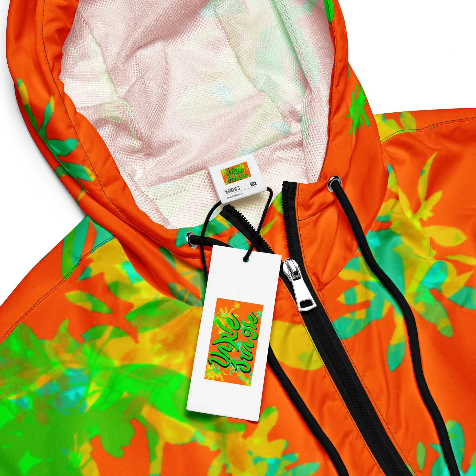 Unke Jungle Island Cropped Windbreaker