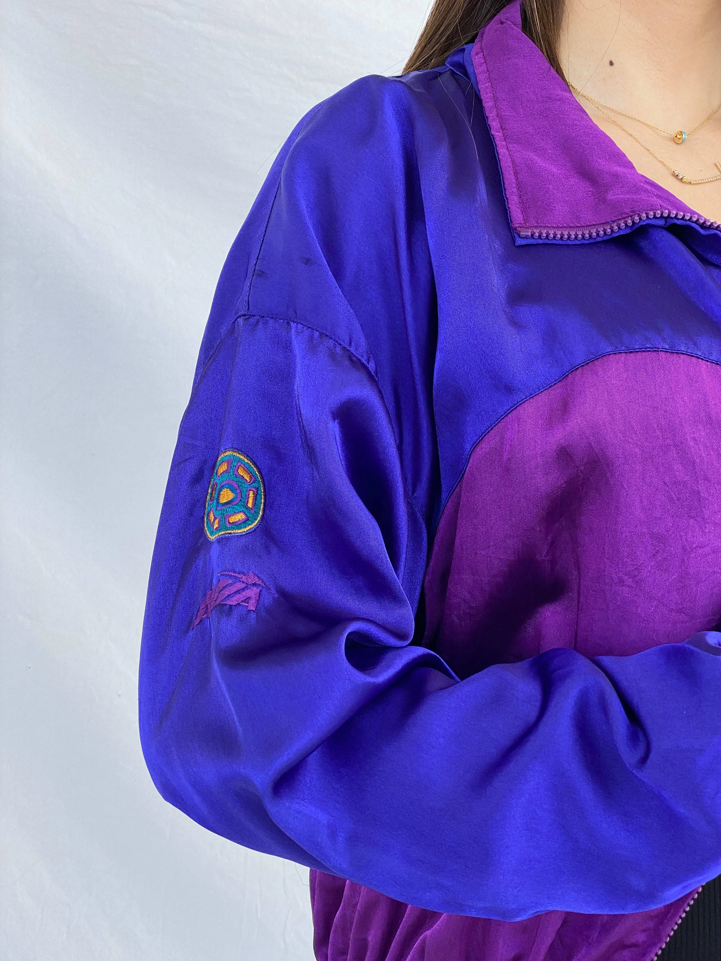 Vintage 90s AVIA Windbreaker Jacket - Size Large