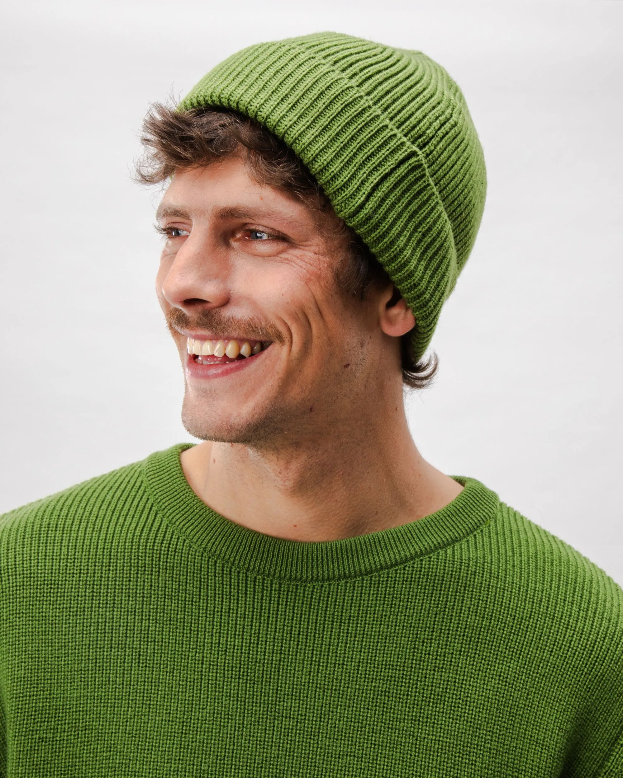 Waterfront Wool Beanie Green