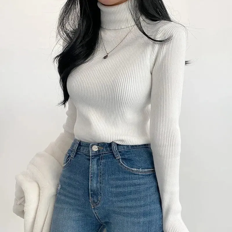 Women's Close-fitting Warm Bottoming Sweater