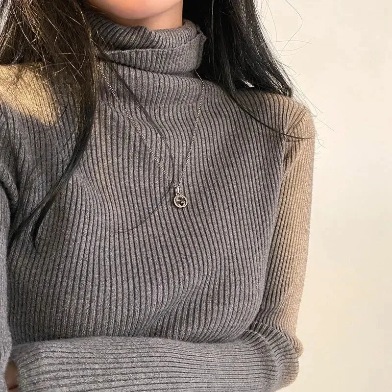 Women's Close-fitting Warm Bottoming Sweater